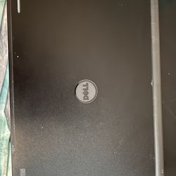 Dell sleek black laptop