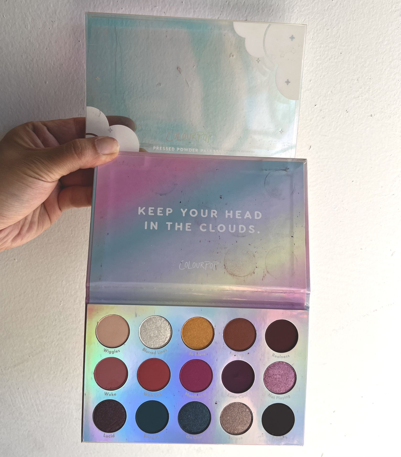 ColourPop CHASING RAINBOWS Assorted Pressed Powder Palette 15 Colors NIB