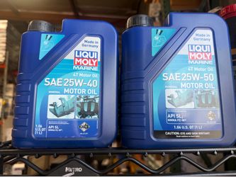 Liqui Moly Marine 25w40 6 quarts