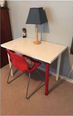 Desk with Lamp