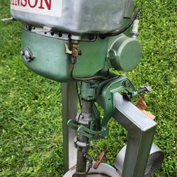 Vintage Johnson Outboard 1920s Restored Condition 