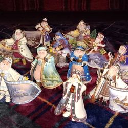  Santa Clause Ornaments 