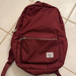 Red Herschel Backpack