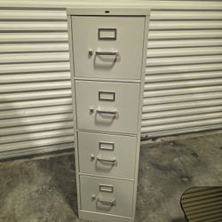HON 4 drawer letter size file cabinet
