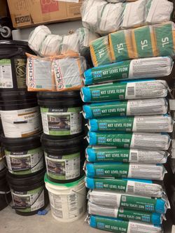 Self leveling cement ($20 each)