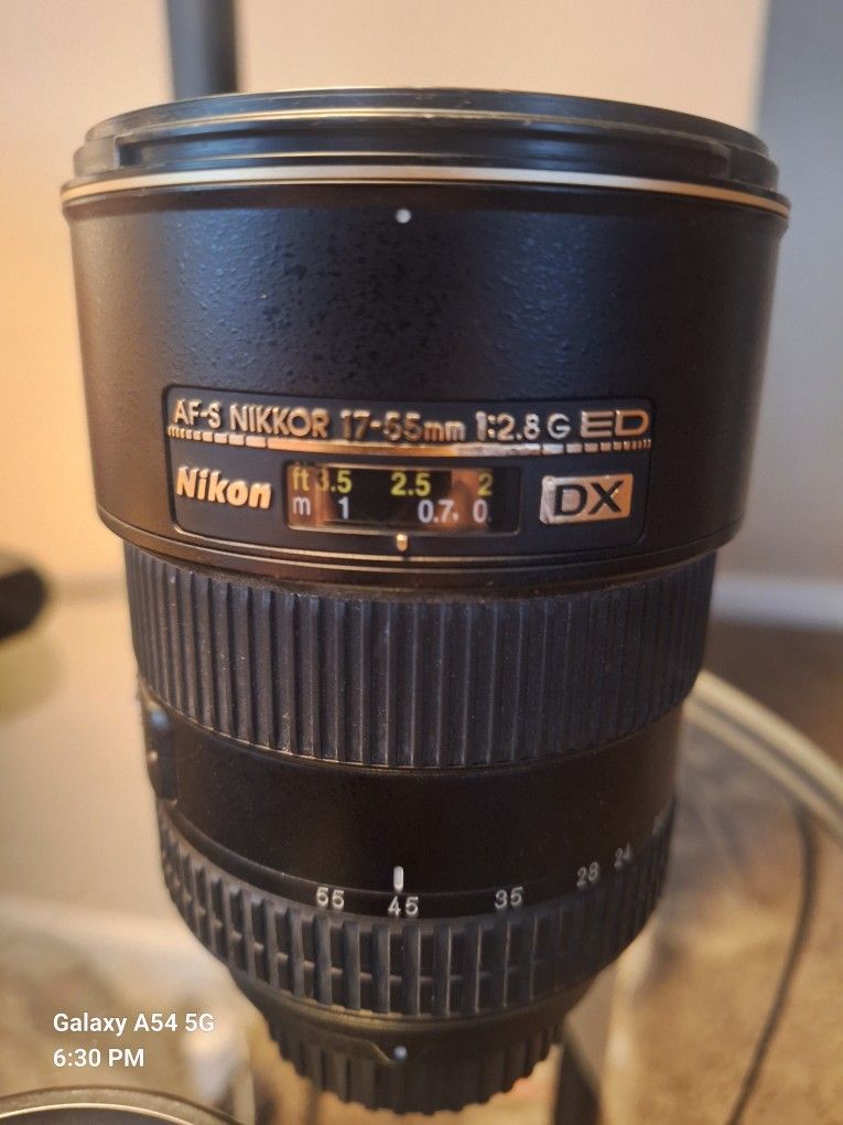 ikon 17-55 2.8 DX crop sensor camera