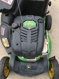 John Deere JS63 6.5HP Self Propelled 3in1 Lawnmower with Bag for