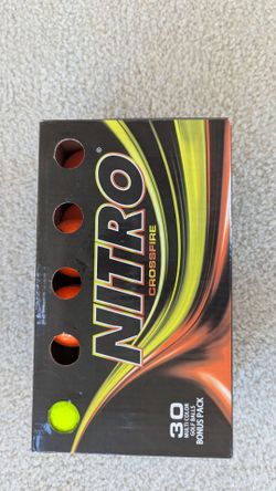 Nitro multicolor neon golf balls new in box 25