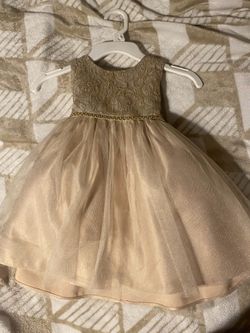 3T/4T gold dress