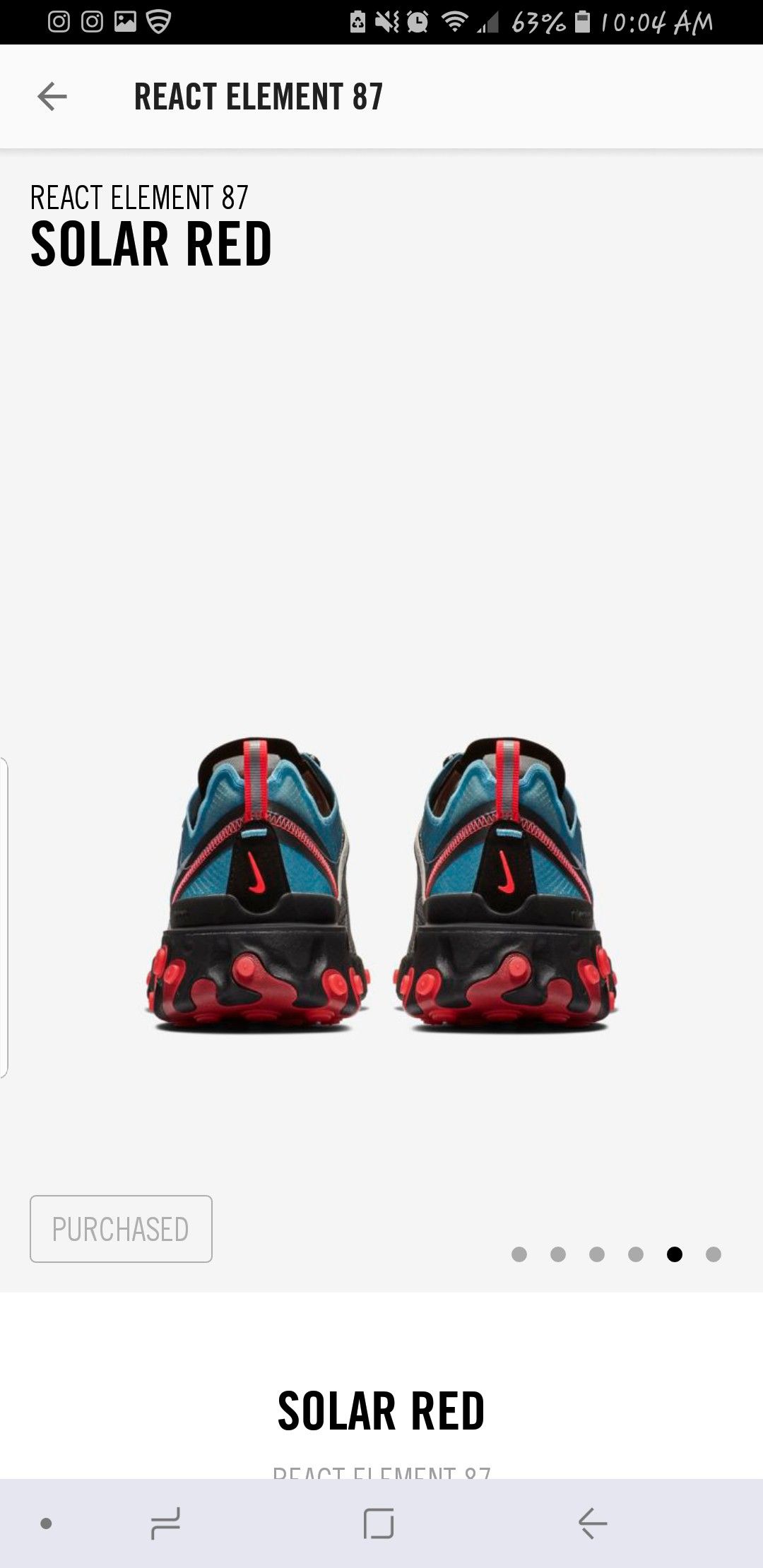 Nike React Element 87