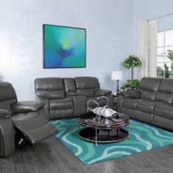 Spring Blowout Sale. Madrid, Gray Leather Reclining Sofa And Loveseat Set Only $1199. Easy Finance Option. Same-Day Delivery.