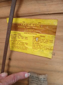 Antique Leg-o-matic Chair