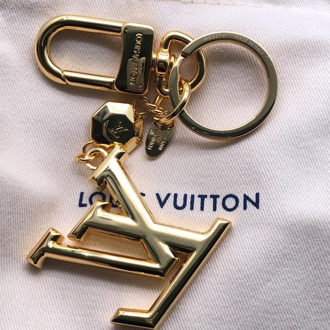 Preloved Louis Vuitton Facettes Bag Charm and Key Holder 91 091023
