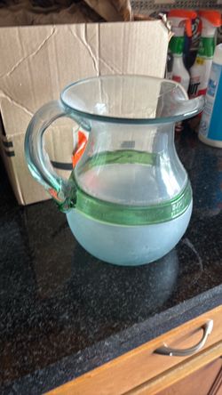 Glass pitcher