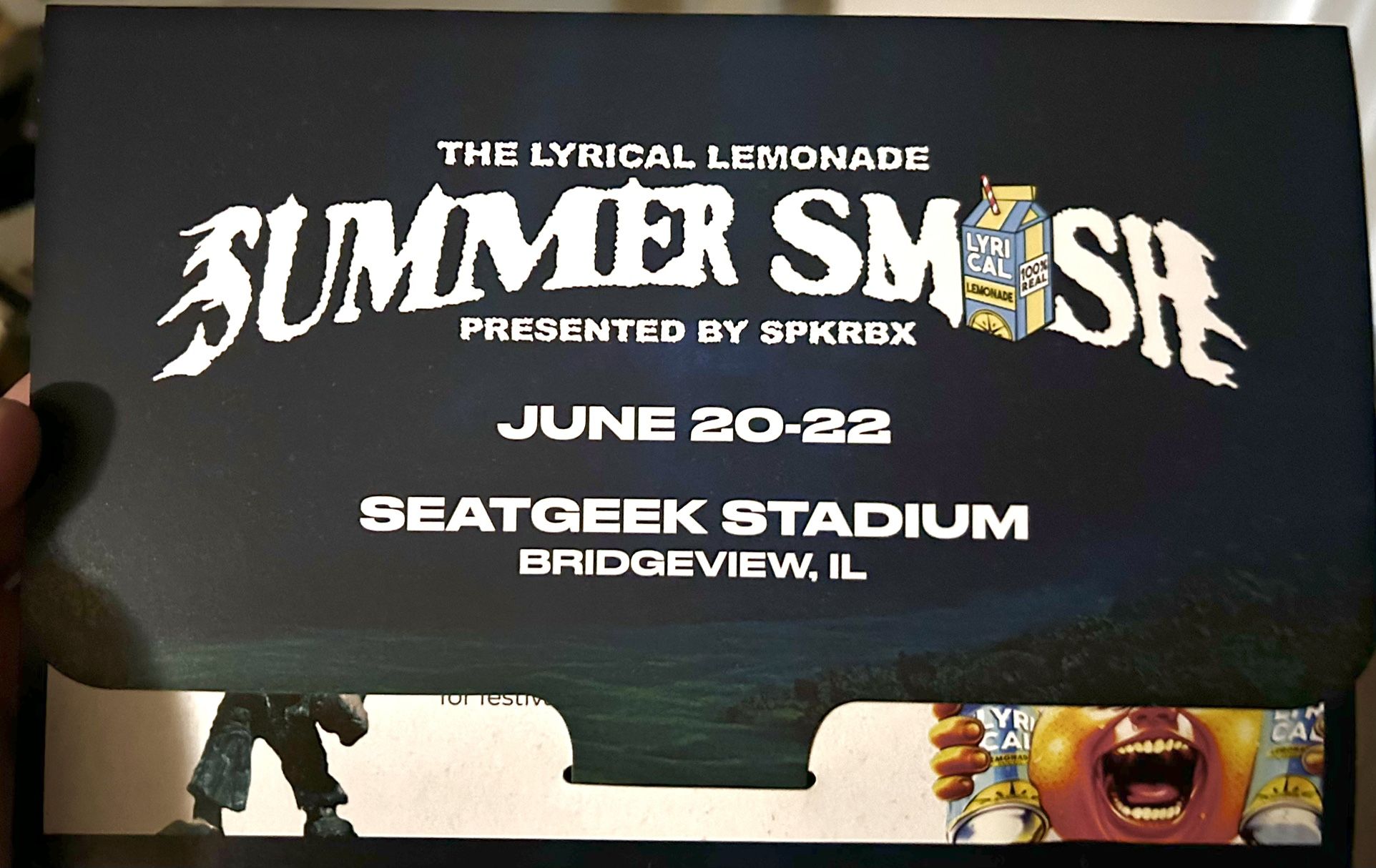 2025 Summer Smash Ticket Wristband 3 Day (GA)