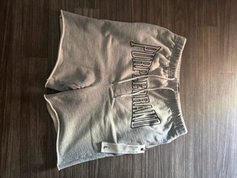 Purple Brand Fleece Shorts