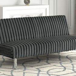 Brand New Grey Futon Sofa Sleeper 