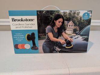 Cordless, sander and polisher