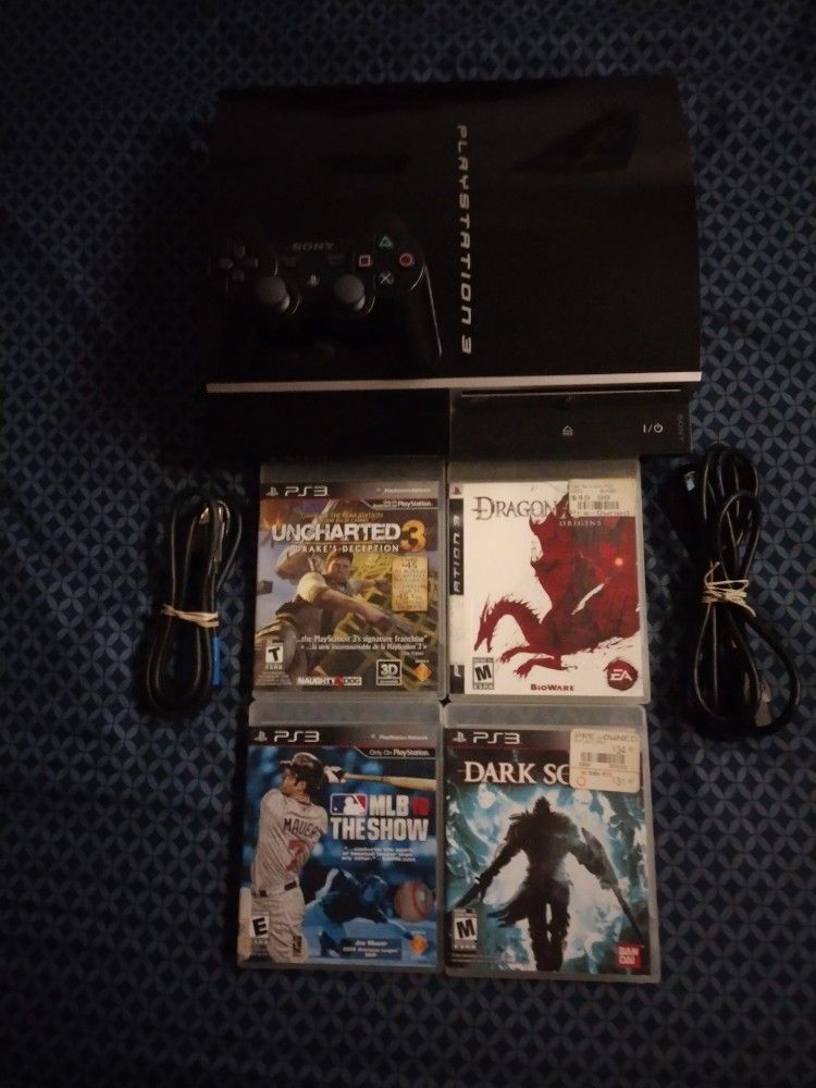 PS3 Works Good Shape No Offers No Trades Complete With All Cables Controller And Games No Offers No Trades 75th Ave Indian School Serious Buyers Only