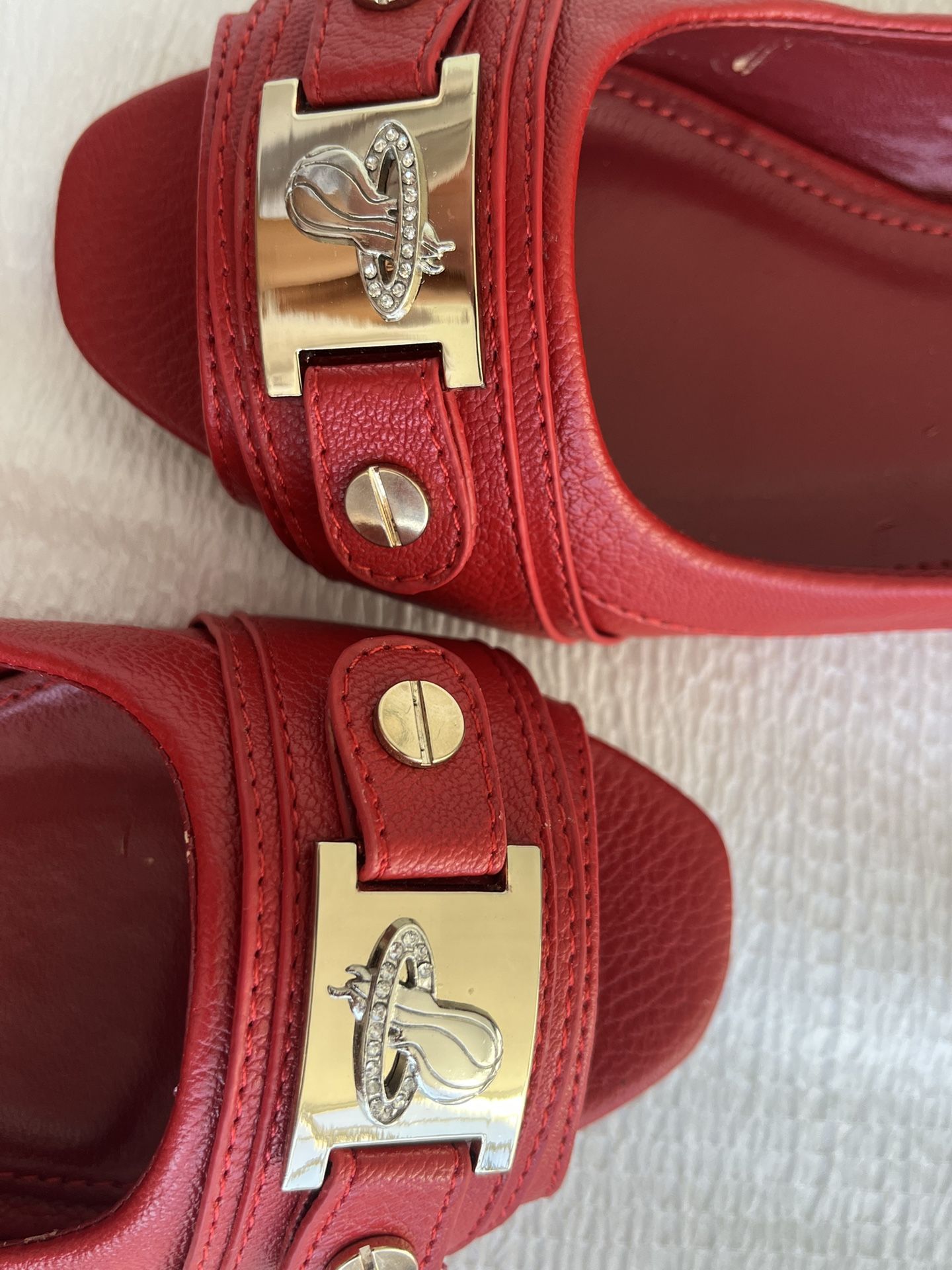 VINTAGE Never Worn Miami Heat Flats 7.5