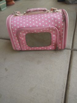 Pink Dog Bag (needs to be washed)
