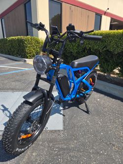 Brand New Bluvall Su8 Electric Bike, 1500Watts Electric Bike, 52V Electric Bike, 33MPH Electric Bike