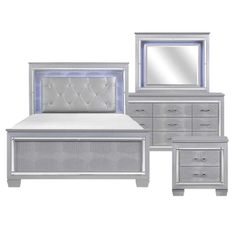 Allura Collection 4PC Bedroom Set