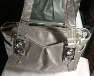 Kathy Van Zeeland handbags silver