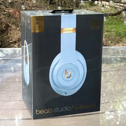 Beats By Dre Beats Studio 3 Wireless Headphones Crystal Blue 