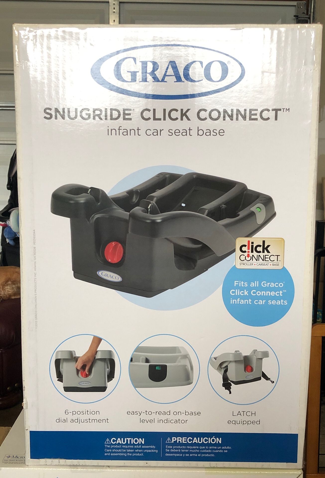 Graco Snugride Click Connect infant car seat base - NEVER OPENED