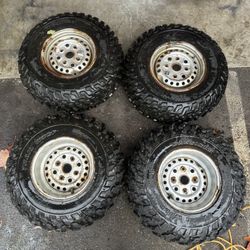4x110 Quad Wheels Read Description