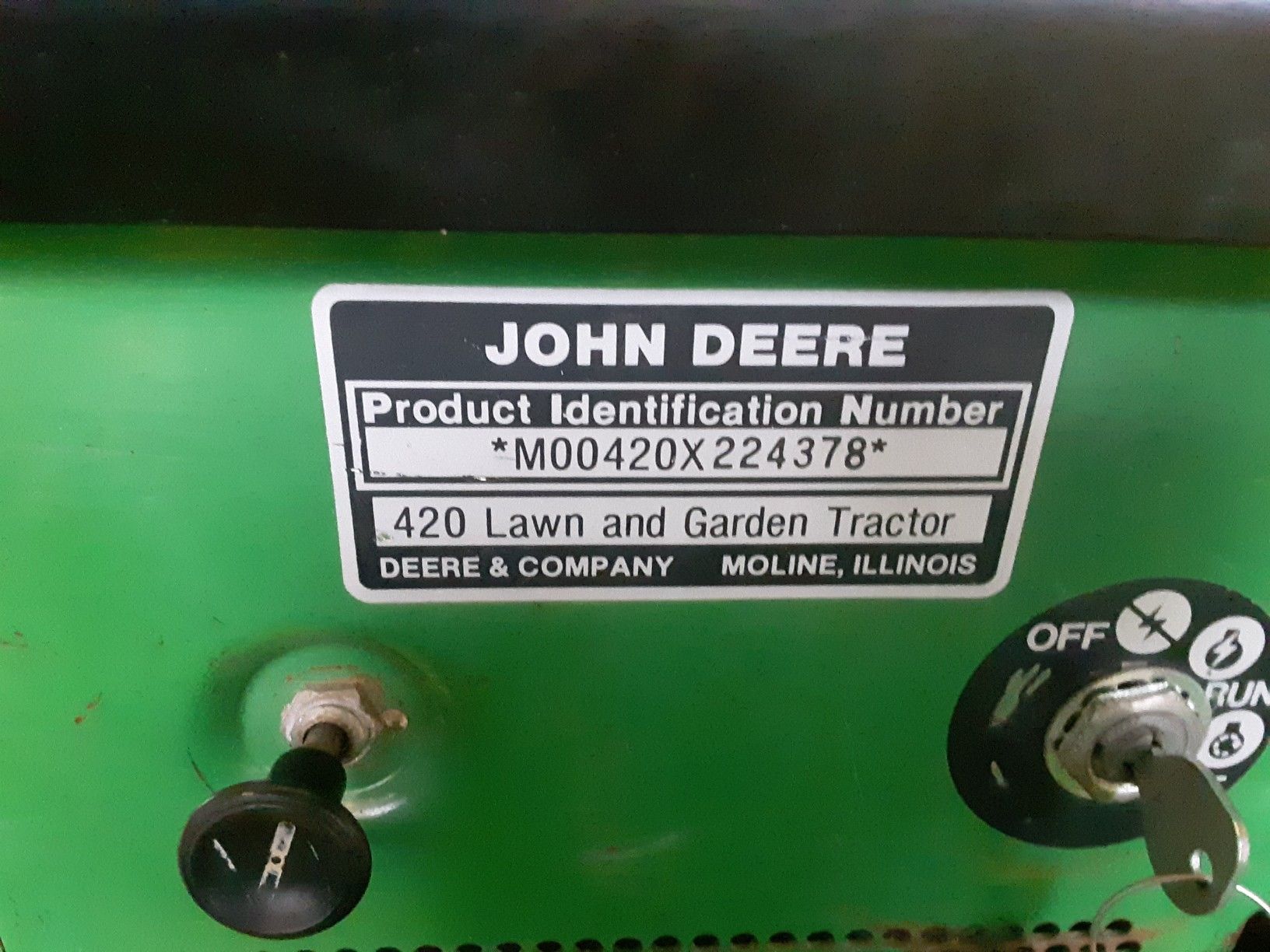 John Deere 420 lawn tractor for Sale in Chanute, KS OfferUp