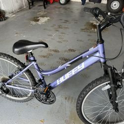 Huffy Rock Creek Mountain Bike, 24" Wheels, Adults Ages 13+, Purple Lilac