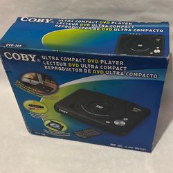 COBY Ultra Compact DVD Player (Model DVD-209)