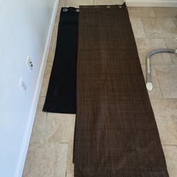 Curtains and curtains rods