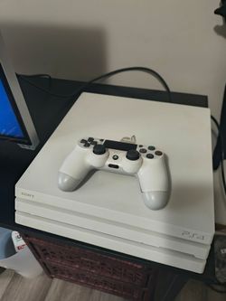 PlayStation 4 PS4 Pro 1TB Console White w/Controller - Trade For Laptop