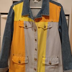 Multicolour Jean Jacket Size 16