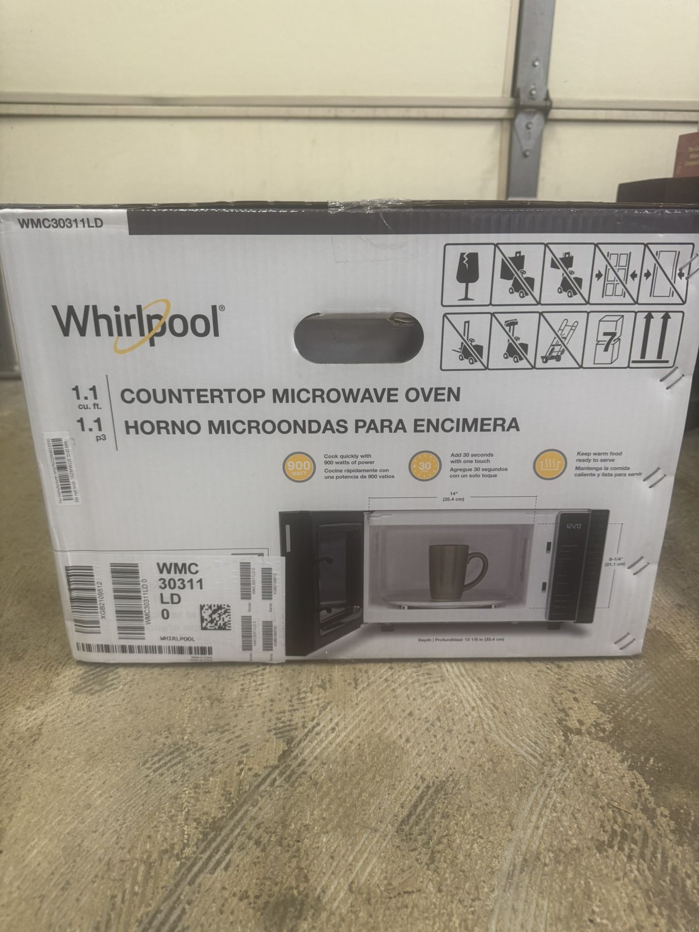 Whirlpool Countertop Microwave
