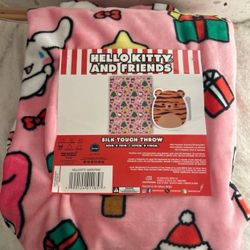Hello Kitty Christmas Blanket