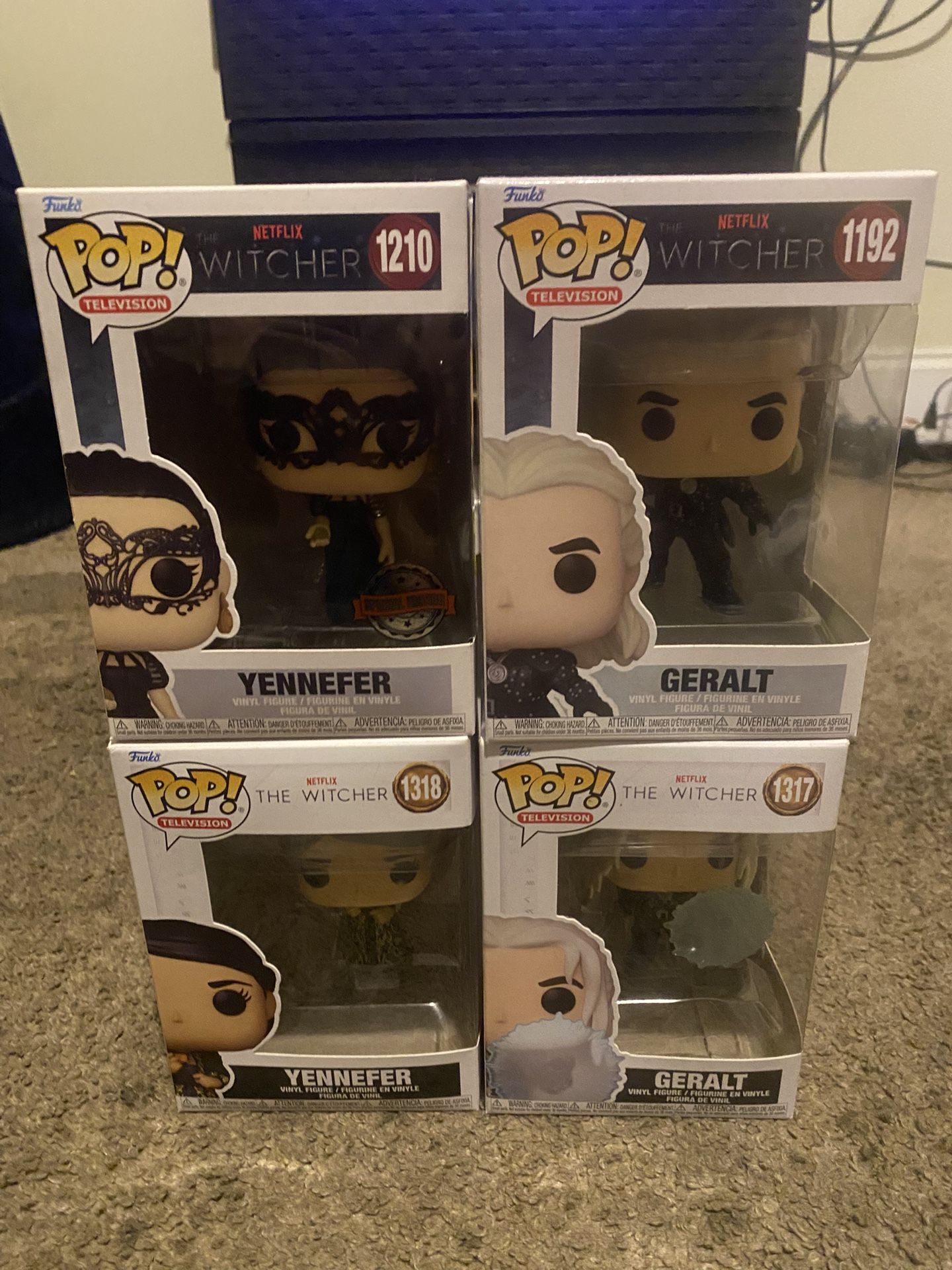 Funko Pop Lot The Witcher