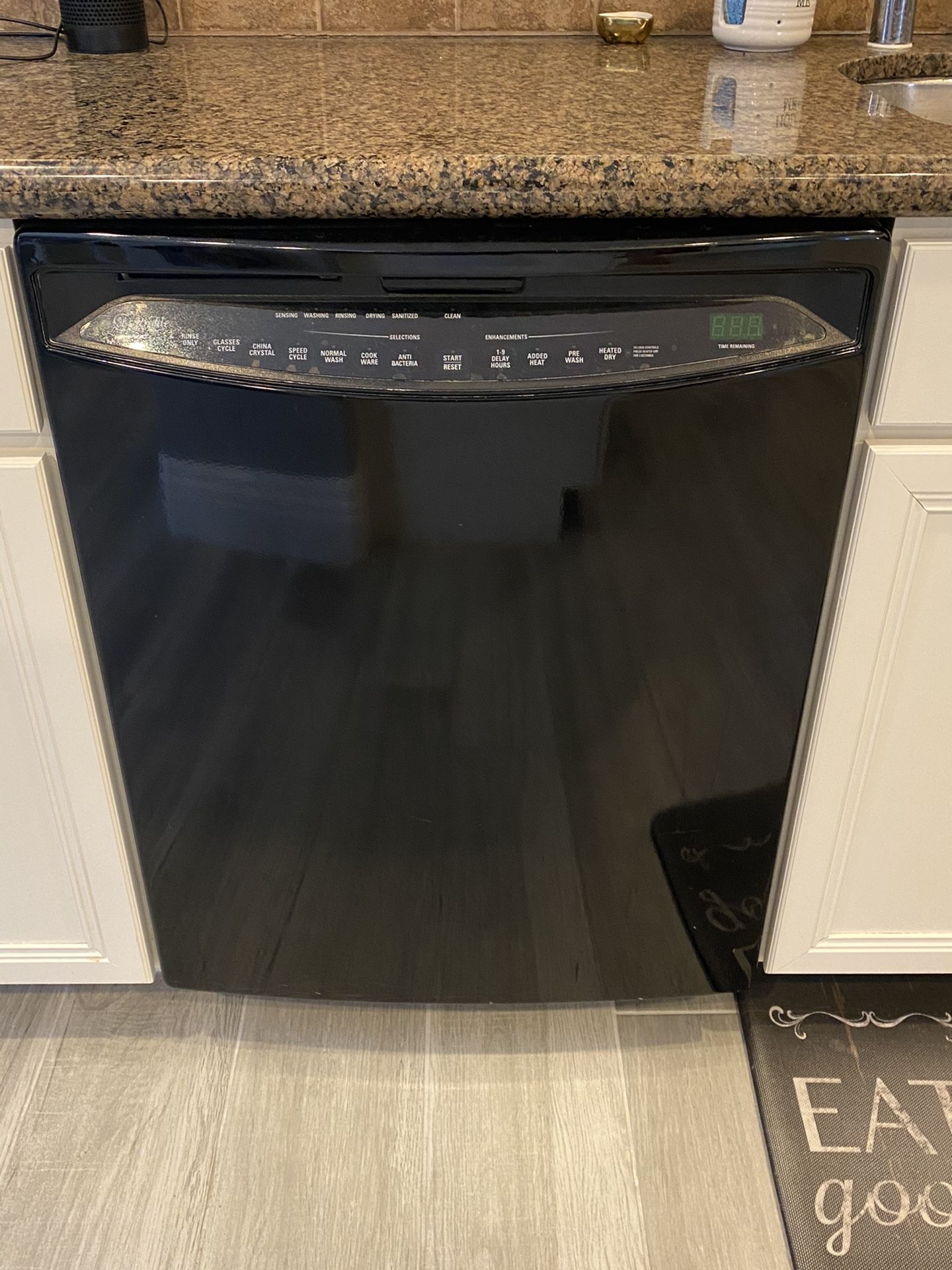GE Profile black dishwasher - entire set of kitchen appliances available