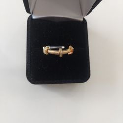 14k Screw Style Ring 