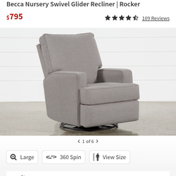 Swivel reclining chair
