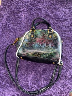 Vintage Von Dutch Mini Bowling Crossbody Bag Y2K
