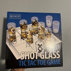 tic tac toe shot glasses brand new 