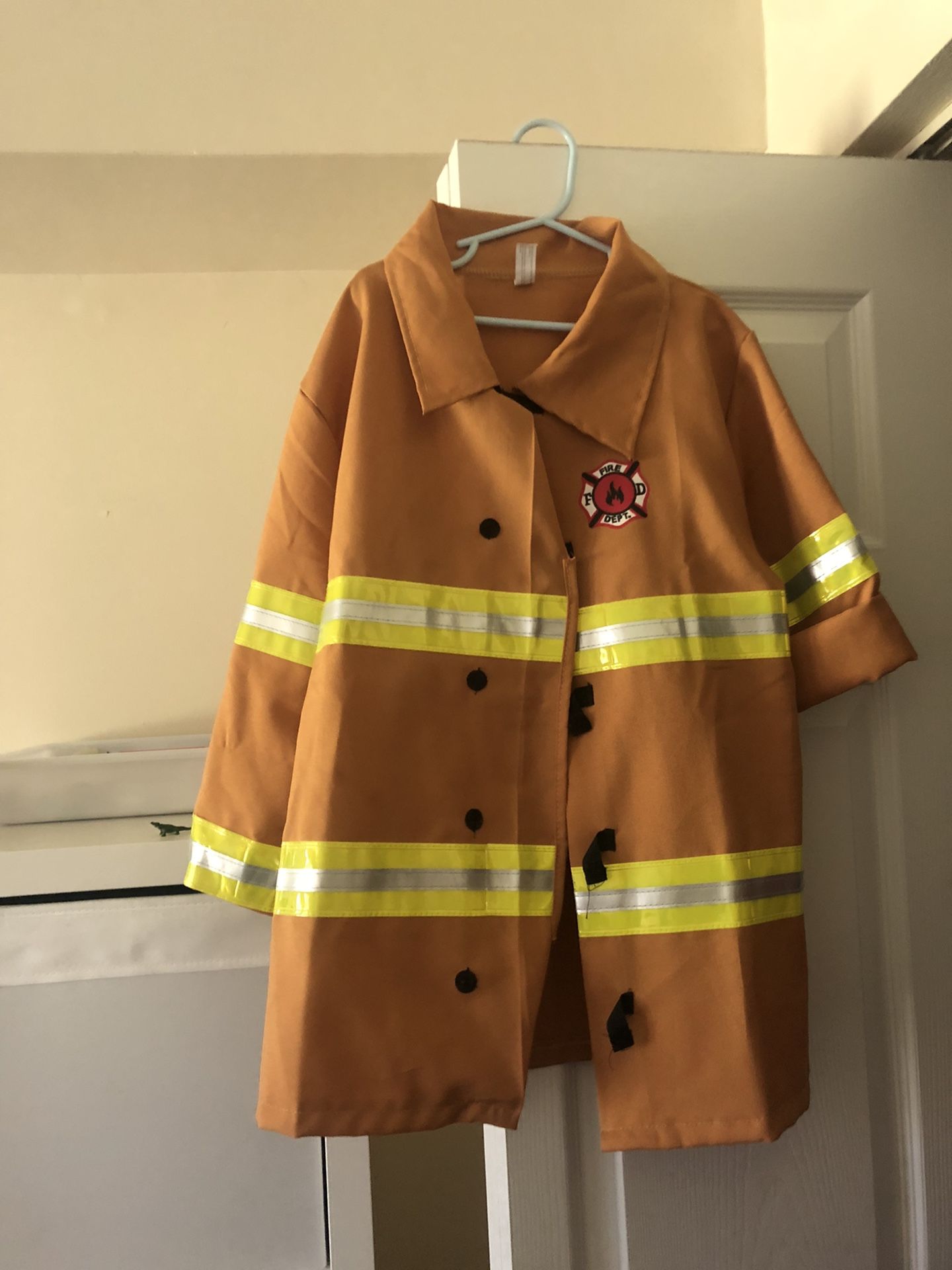 firefighter costume Size 6