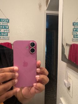 Pink AT&T iPhone 16
