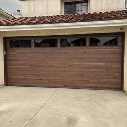 16' X 7' Plank Wood Tone Steel