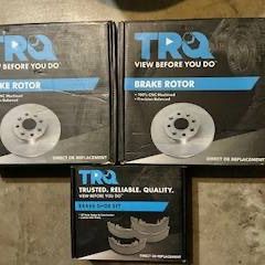 TRQ Brake shoes and Rotors