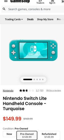 Nintendo Switch Lite Handheld Console – Turquoise